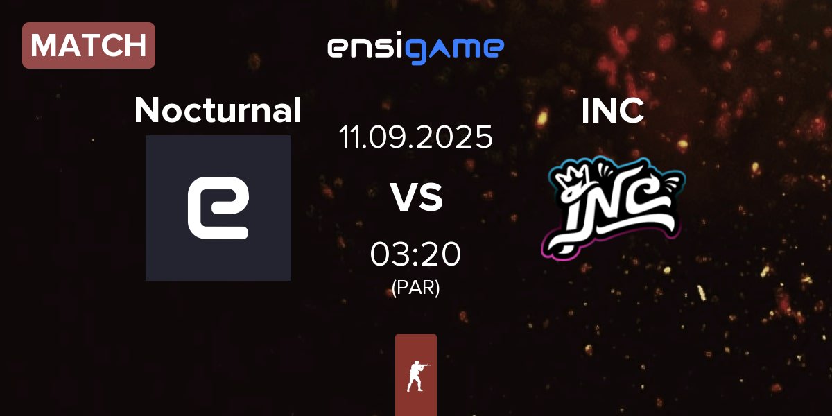 Match Nocturnal Esports Nocturnal vs InControl INC | 11.09