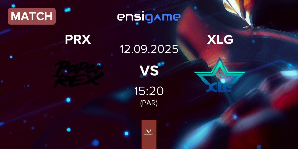 Match Paper Rex PRX vs XLG Esports XLG | 12.09