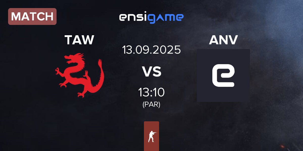 Match The Art of War TAW vs Animus Victoria ANV | 13.09