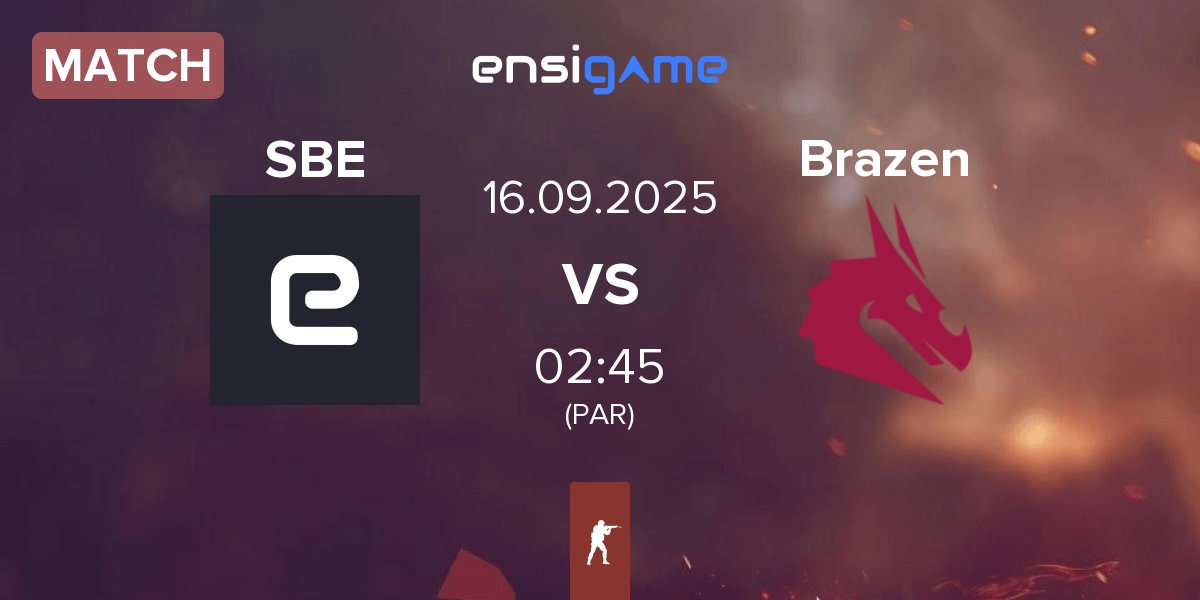Match SportsBetExpert SBE vs Brazen | 16.09