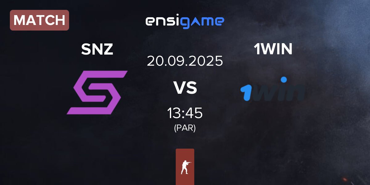 Partida SENZA Esports SNZ vs 1w Team 1WIN | 20.09