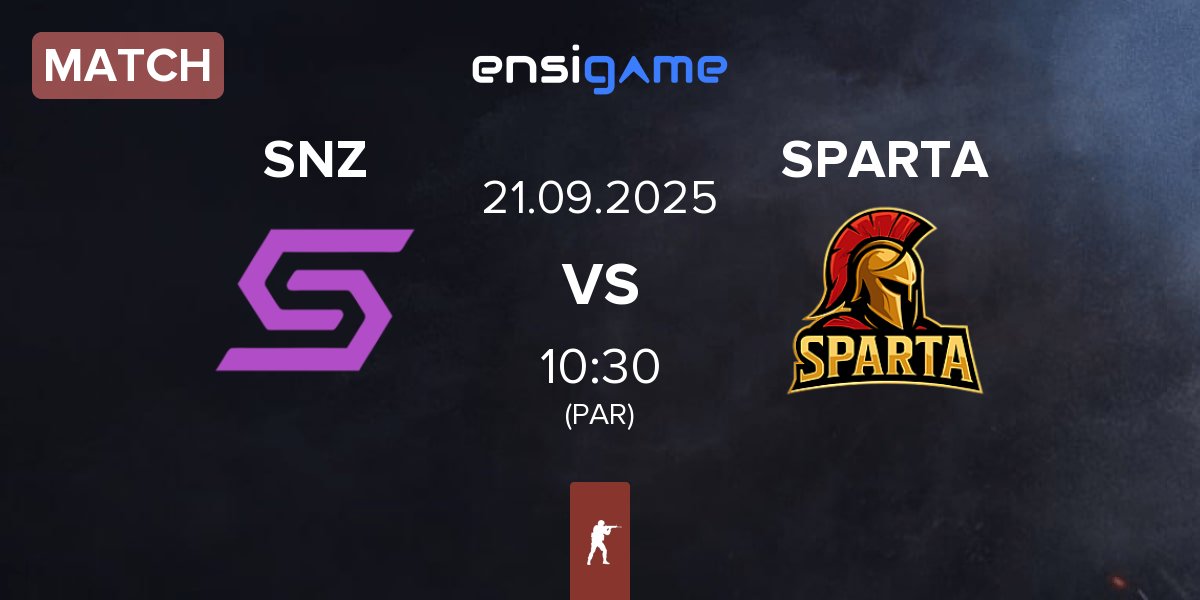 Match SENZA Esports SNZ vs SPARTA Esports SPARTA | 21.09