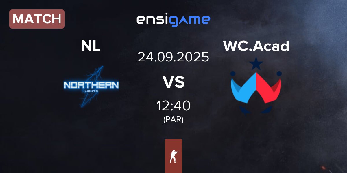 Partida Northern Lights NL vs Wildcard Academy WC.Acad | 24.09
