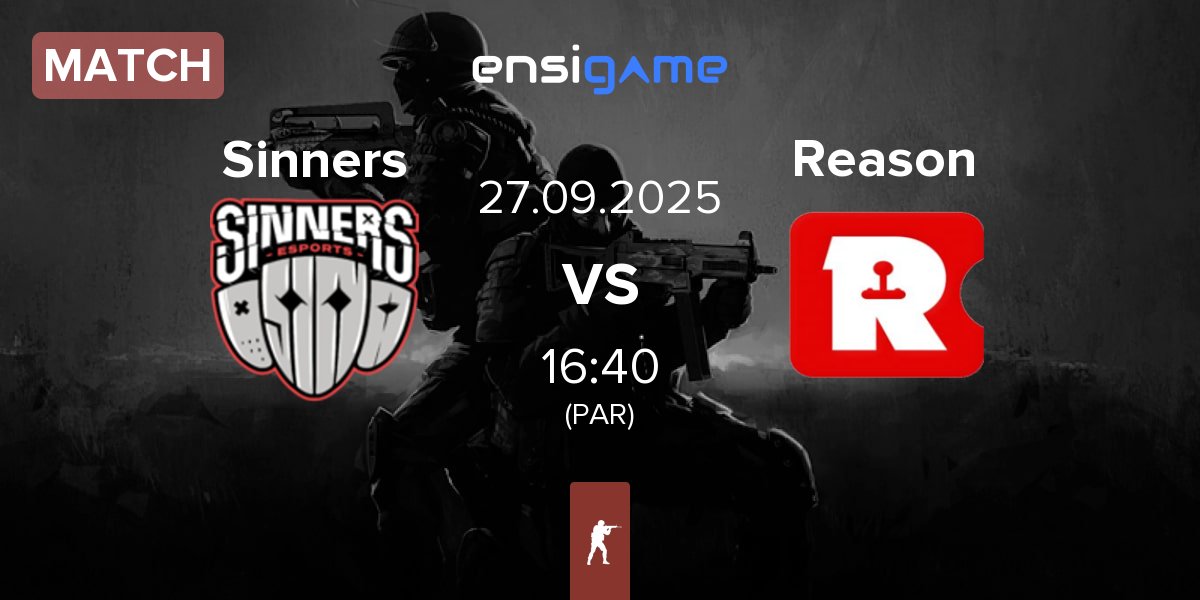 Match Sinners Esports Sinners vs Reason Gaming Reason | 27.09