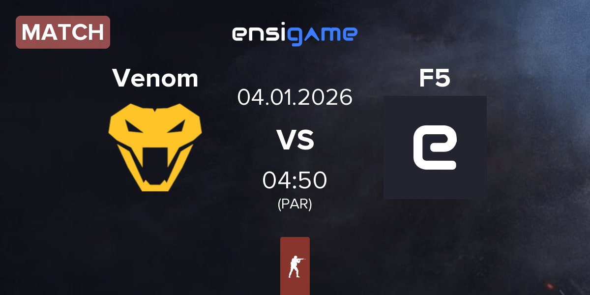 Partida Team Venom Venom vs F5 | 04.01