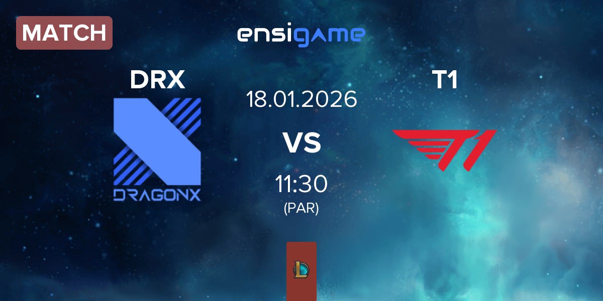 Partida Kiwoom DRX DRX vs T1 | 18.01