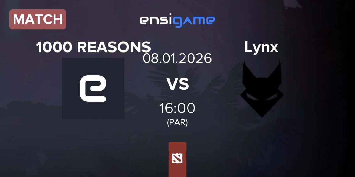 Match 1000 REASONS 1000R vs Team Lynx Lynx | 08.01