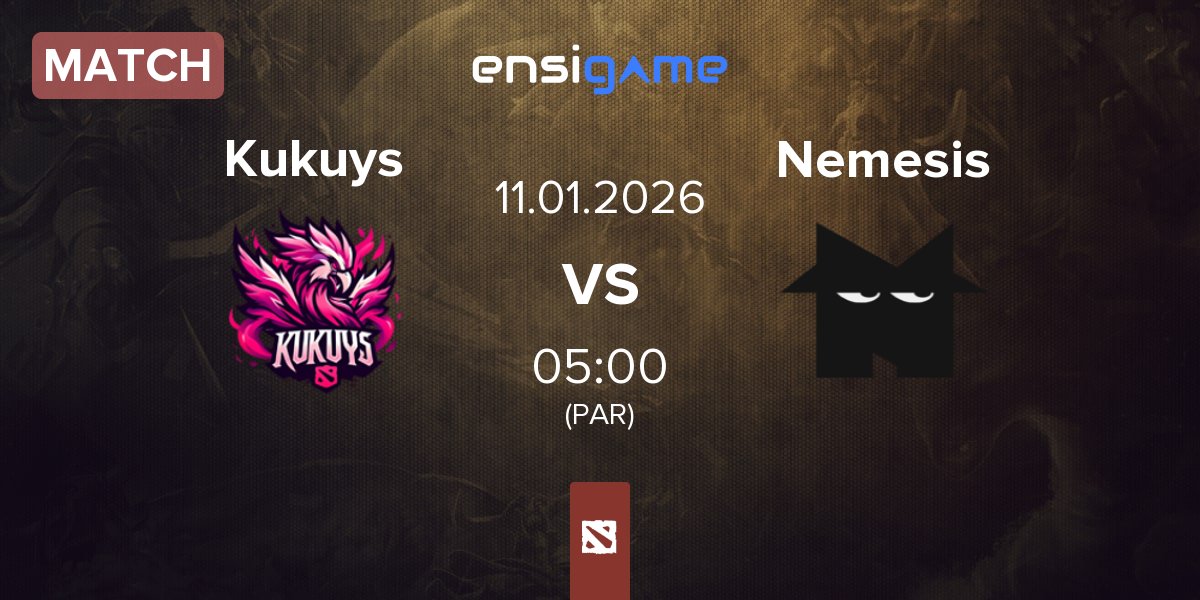 Match KuKuys Kukuys vs Team Nemesis Nemesis | 11.01