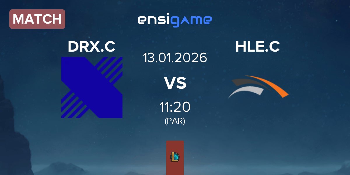 Match DRX Challengers DRX.C vs Hanwha Life Esports Challengers HLE.C | 13.01