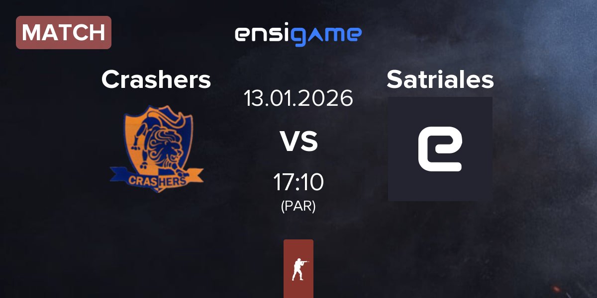 Partida Team Crashers Crashers vs Satriales | 13.01