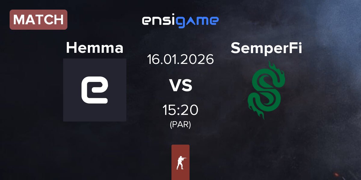 Partida Hemmaplan Hemma vs SemperFi | 16.01