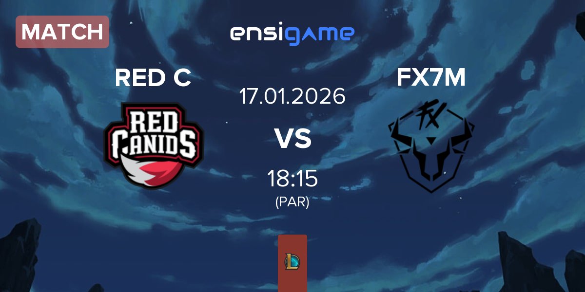 Match RED Canids RC vs Fluxo W7M FX7M | 17.01
