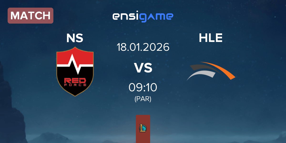 Match Nongshim RedForce NS vs Hanwha Life Esports HLE | 18.01