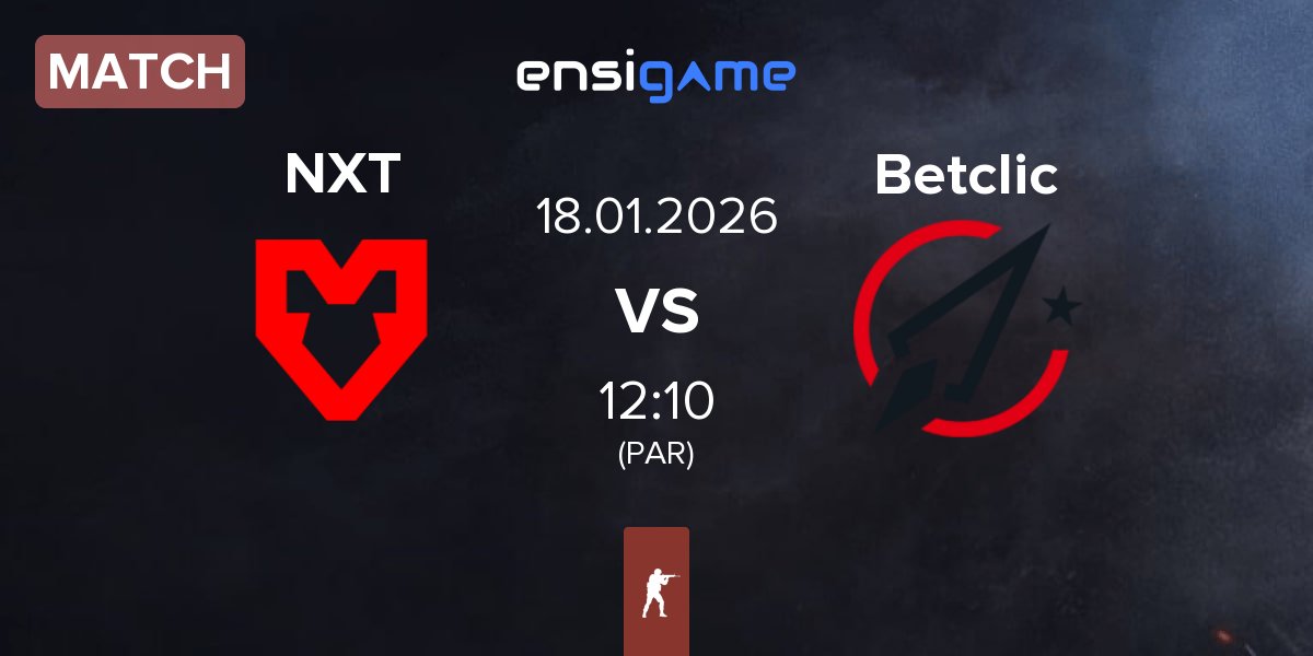 Match MOUZ NXT MN vs Betclic | 18.01