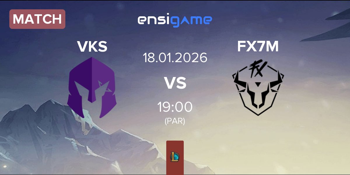 Match Vivo Keyd Stars VKS vs Fluxo W7M FX7M | 18.01