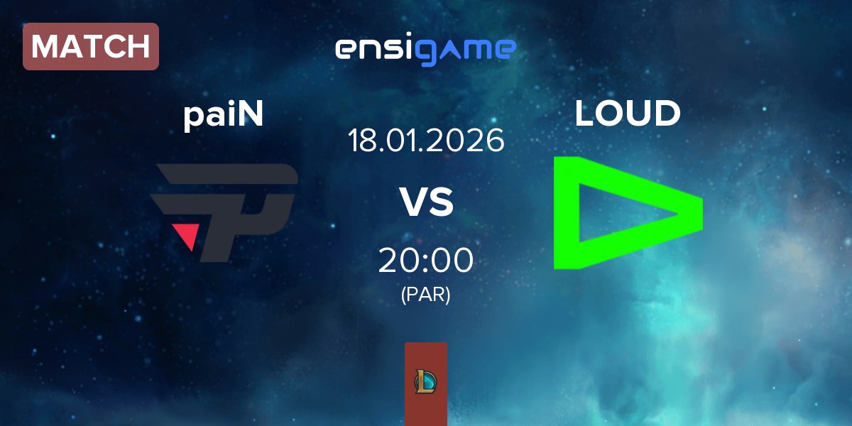 Match paiN Gaming paiN vs LOUD | 18.01