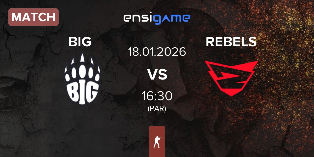 Match BIG BIG  vs Rebels Gaming REBELS | 18.01