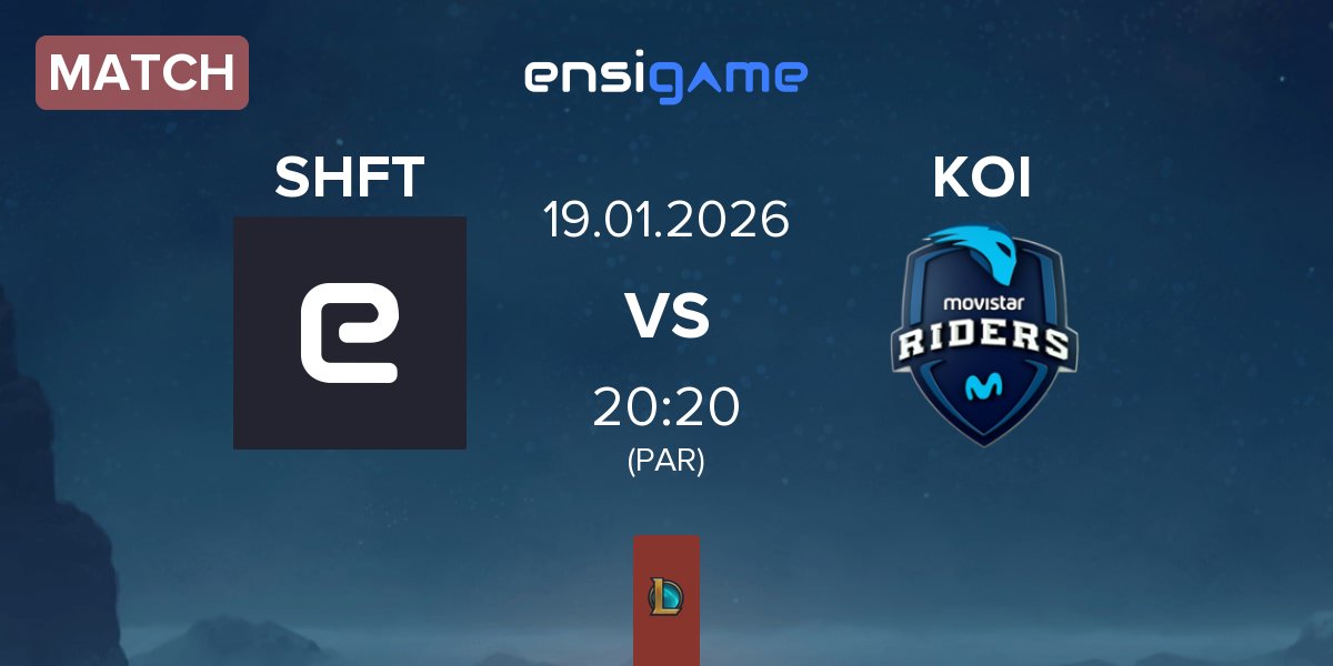 Match Shifters SHFT vs Movistar KOI KOI | 19.01