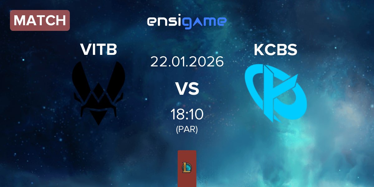 Match Vitality.Bee VITB vs Karmine Corp Blue Stars KCBS | 22.01