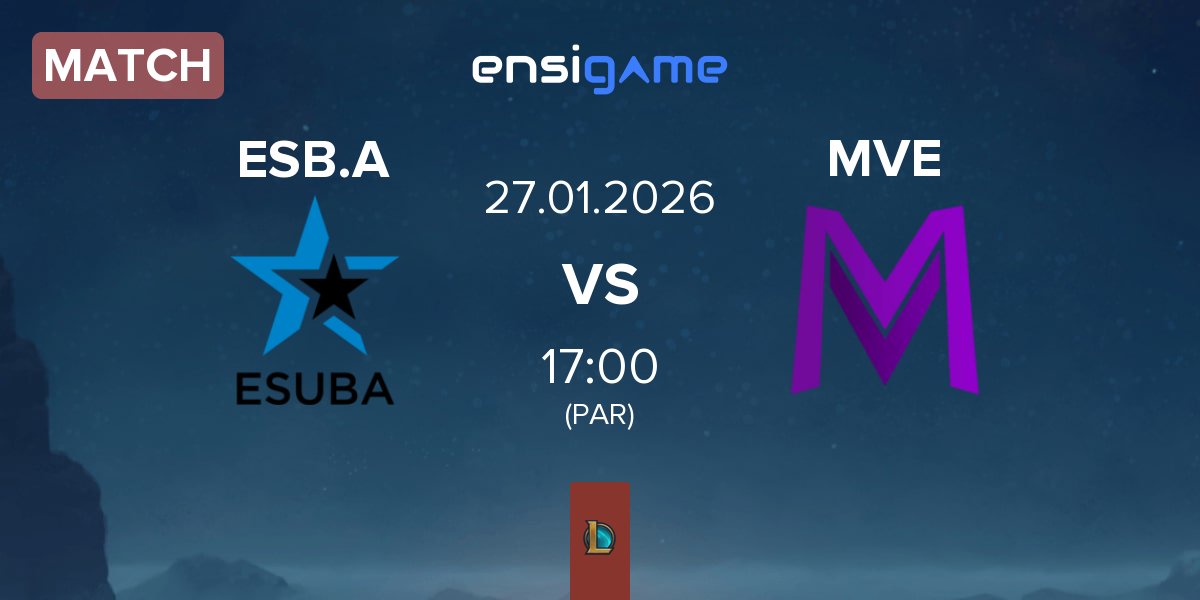 Partida KIA.eSuba Academy ESB.A vs Meavedron MVE | 27.01