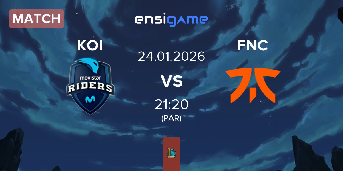 Match Movistar KOI KOI vs Fnatic FNC | 24.01
