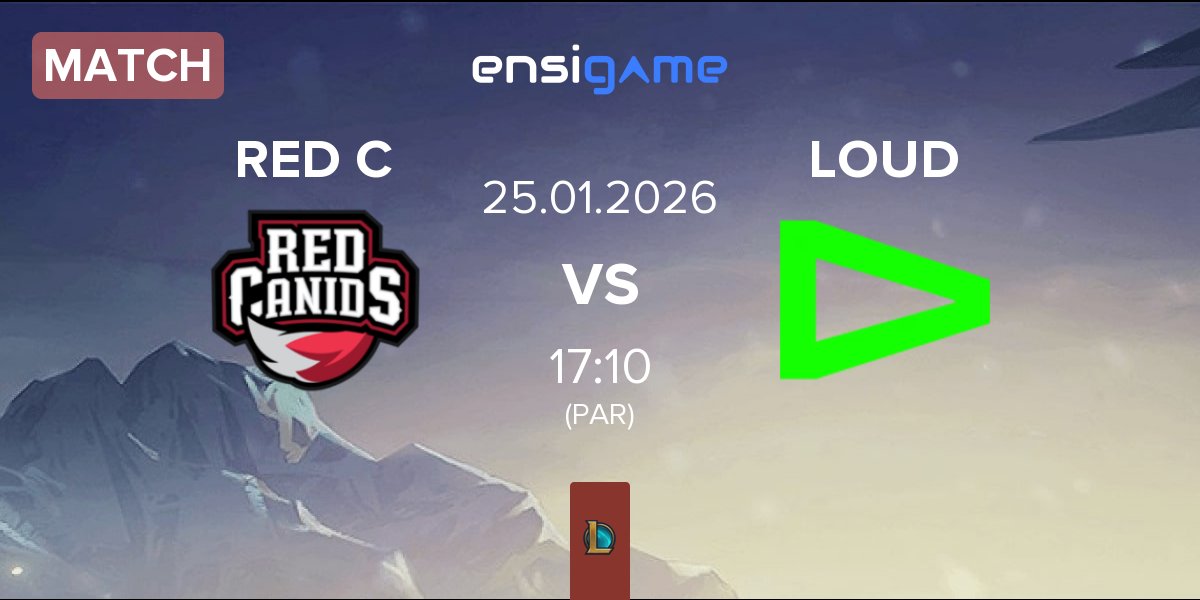 Partida RED Canids RC vs LOUD | 25.01