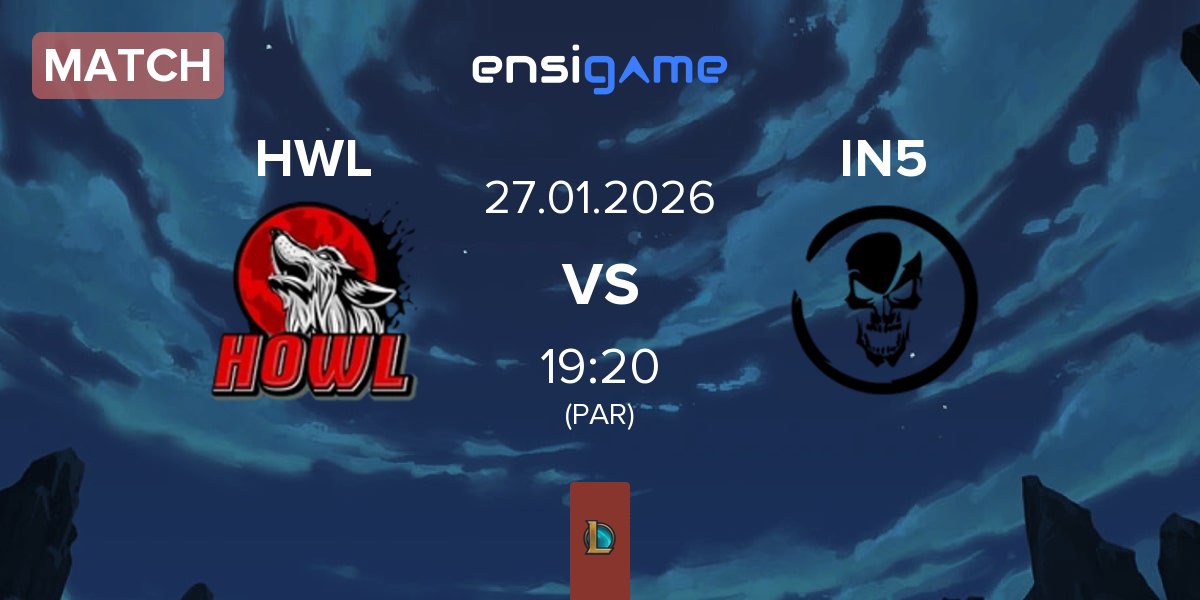 Partida HOWL Esports HWL vs Team Insidious IN5 | 27.01