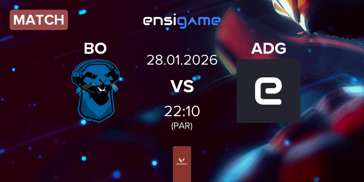 Match Blue Otter BO vs Azure Dragon Gaming ADG | 28.01