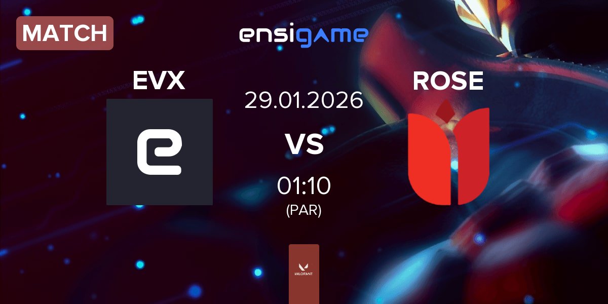 Match Team Evictix EVX vs ROSE | 28.01