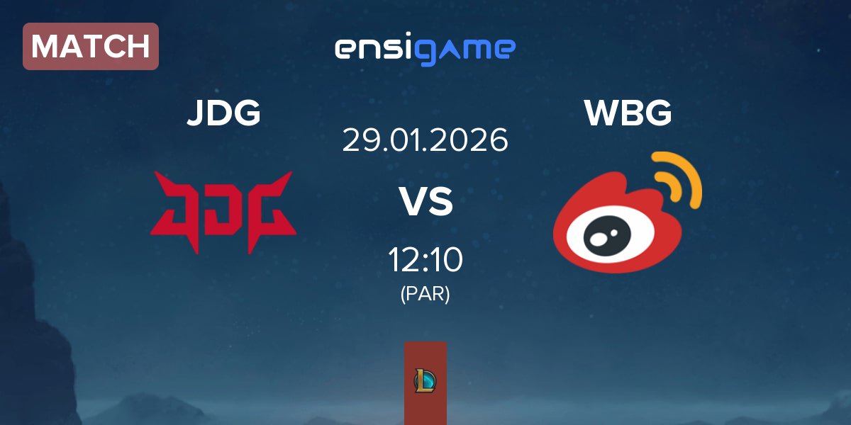 Match JD Gaming JDG vs Weibo Gaming WBG | 29.01
