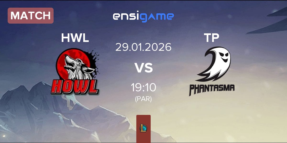 Partida HOWL Esports HWL vs Team Phantasma TP | 29.01