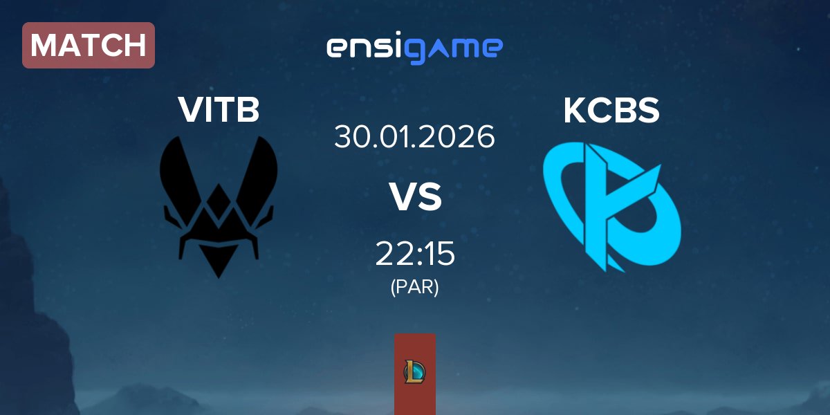 Partida Vitality.Bee VITB vs Karmine Corp Blue Stars KCBS | 30.01