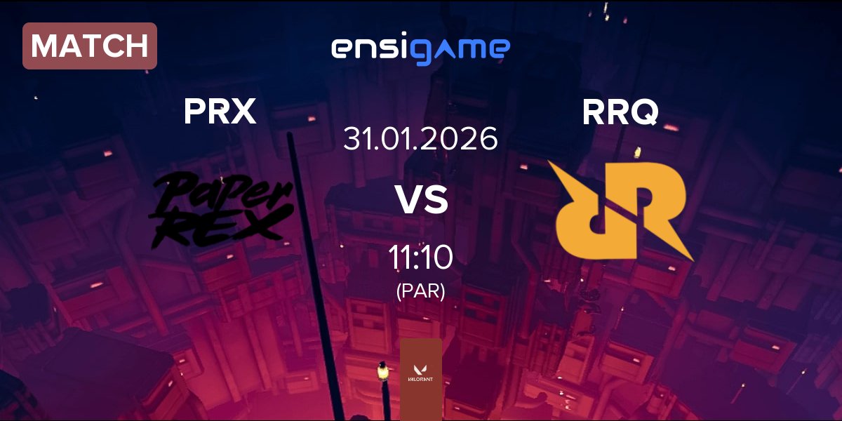 Match Paper Rex PRX vs Rex Regum Qeon RRQ | 31.01