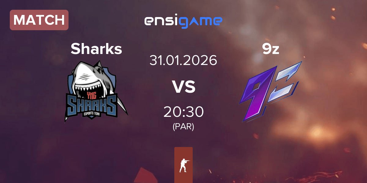 Match Sharks Esports Sharks vs 9z Team 9z | 31.01