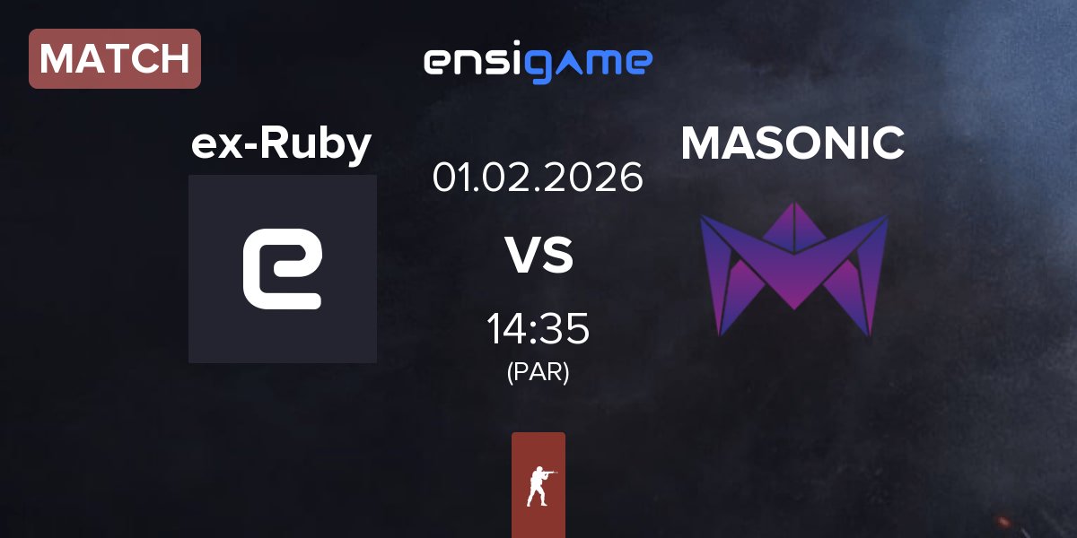 Match ex-RUBY ex-Ruby vs MASONIC | 01.02