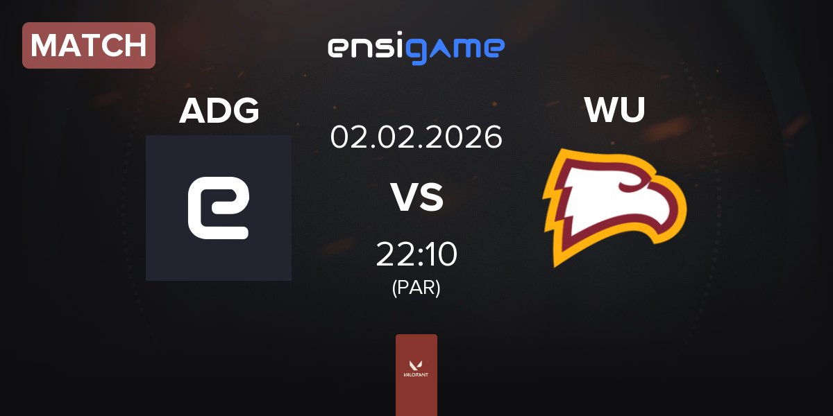 Match Azure Dragon Gaming ADG vs Winthrop University WU | 02.02