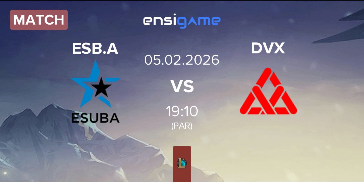 Partida KIA.eSuba Academy ESB.A vs Divernex DVX | 05.02
