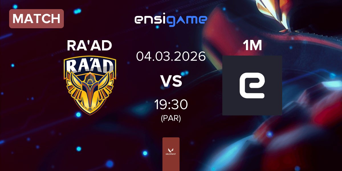 Match Team RA'AD RA'AD vs One More Esports 1M | 02.03