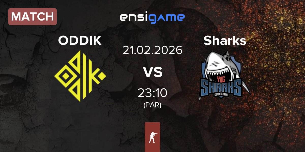 Match ODDIK vs Sharks Esports Sharks | 21.02