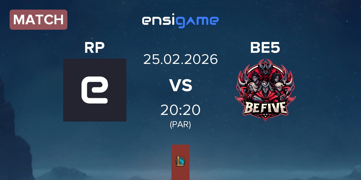 Match REDPack Esports RP vs BeFive BE5 | 25.02