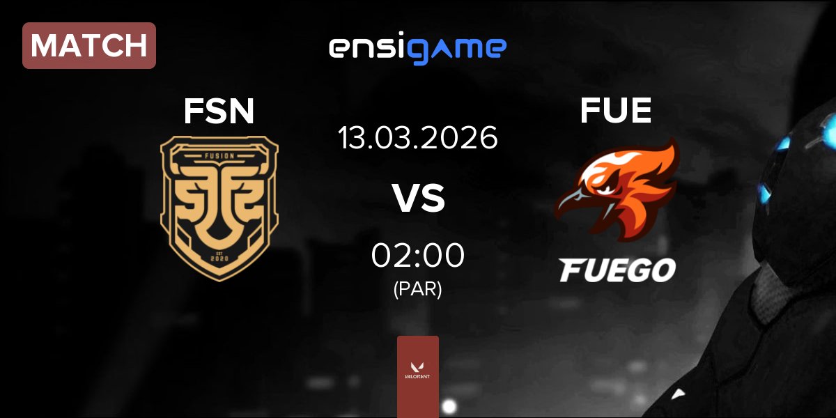 Match FUSION FSN vs FUEGO FUE | 13.03