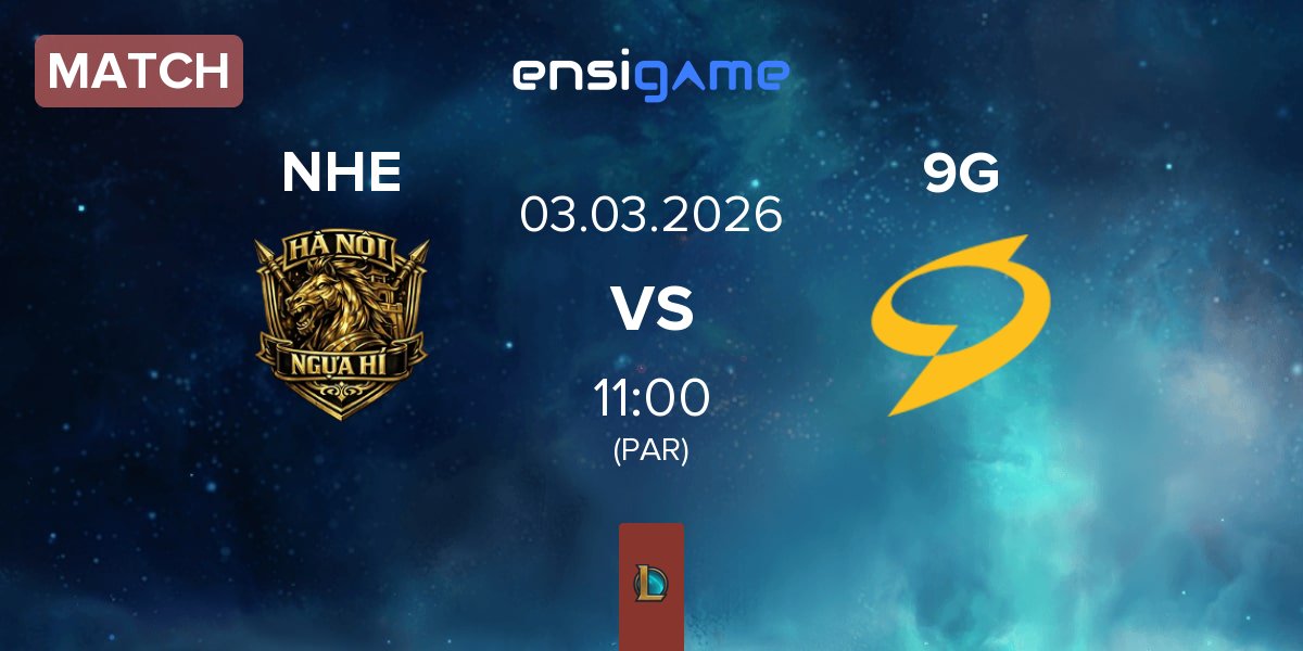 Match Ngựa Hí Esports NHE vs 9Gaming Esport 9G | 01.03