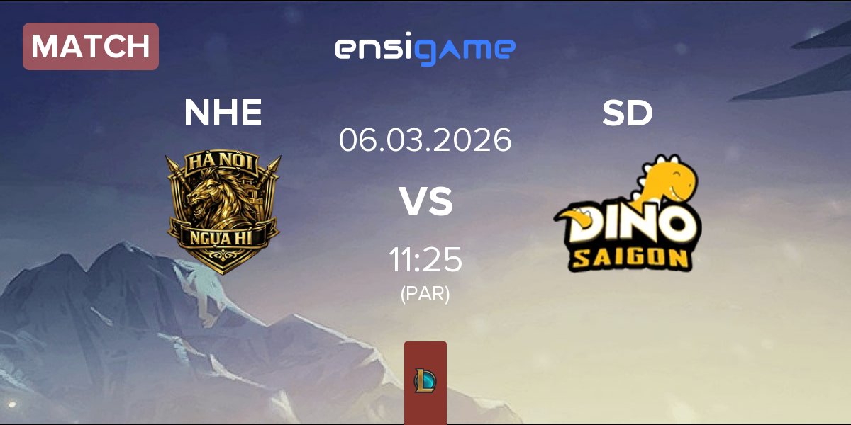 Match Ngựa Hí Esports NHE vs Saigon Dino SD | 06.03