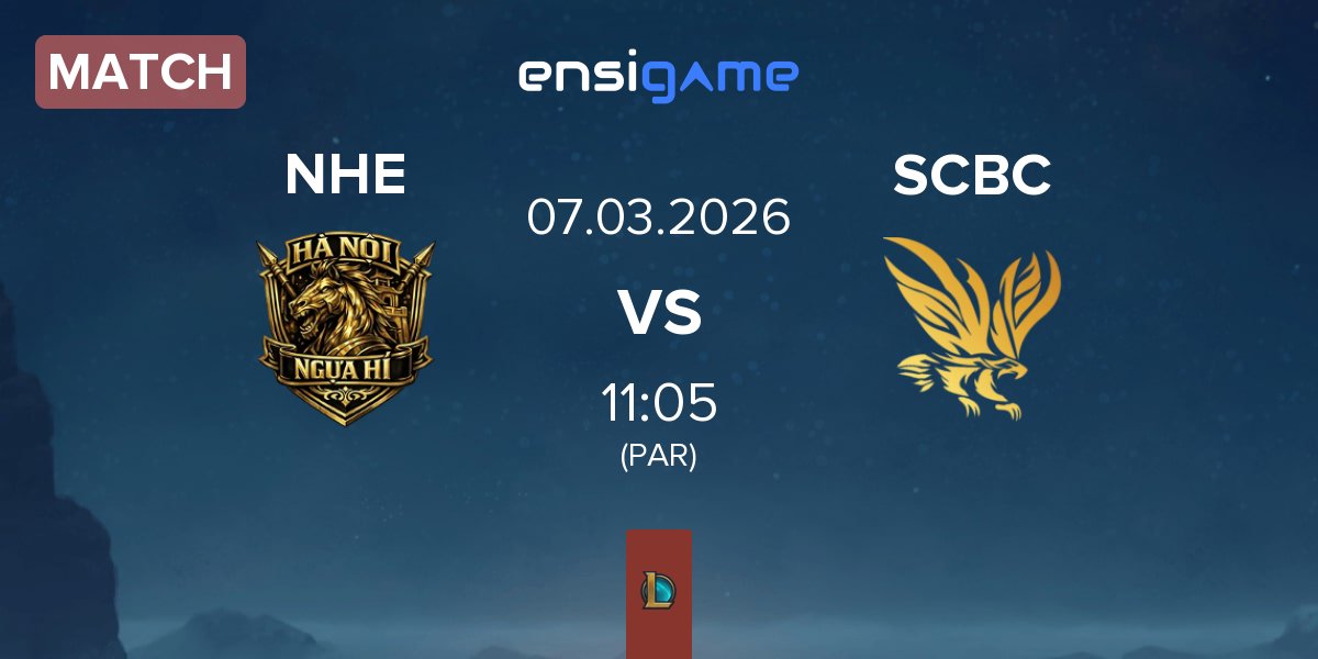 Match Ngựa Hí Esports NHE vs SN CyberCore Esports SCBC | 07.03