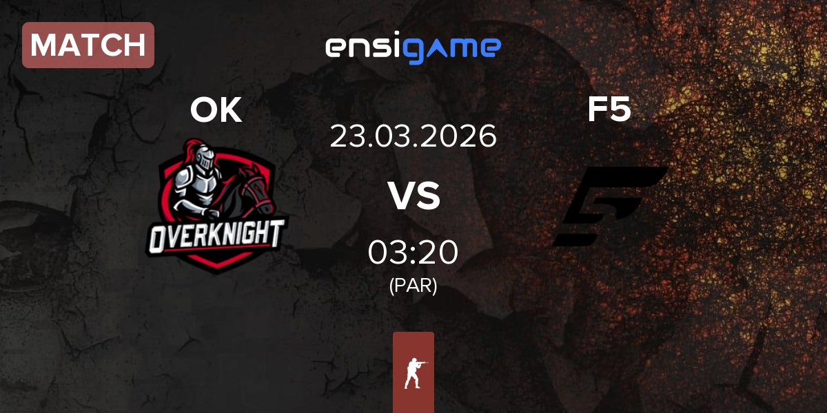 Partida OverKnight OK vs F5 | 23.03