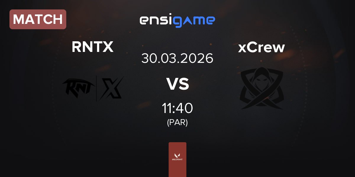 Match Revenant XSpark RNTX vs xCrew Esports xCrew | 30.03