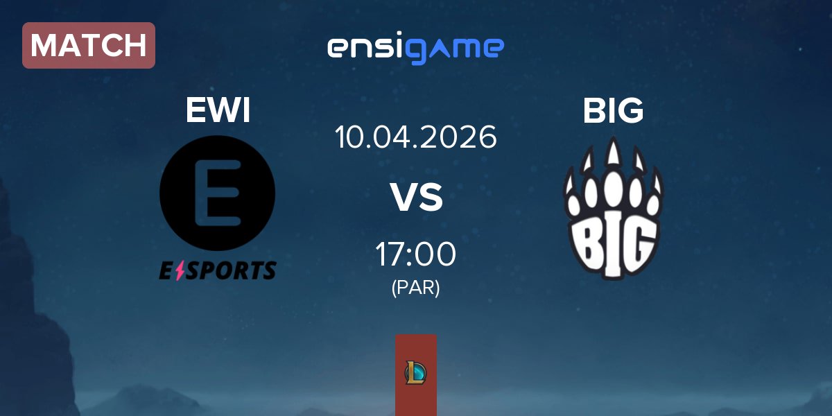 Partida E WIE EINFACH E-SPORTS EWI vs Berlin International Gaming BIG | 10.04