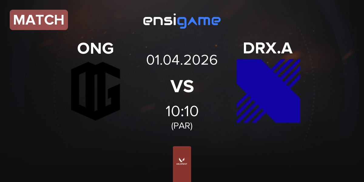 Match ONSIDE GAMING ONG vs DRX Academy DRX.A | 01.04