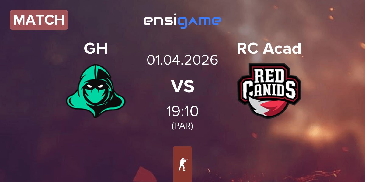 Match Game Hunters GH vs RED Canids Academy RC Acad | 01.04