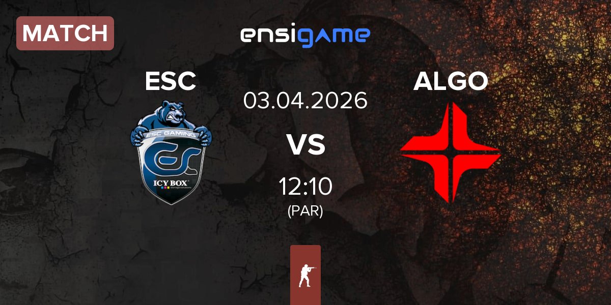 Partida ESC Gaming ESC vs ALGO Esports ALGO | 03.04